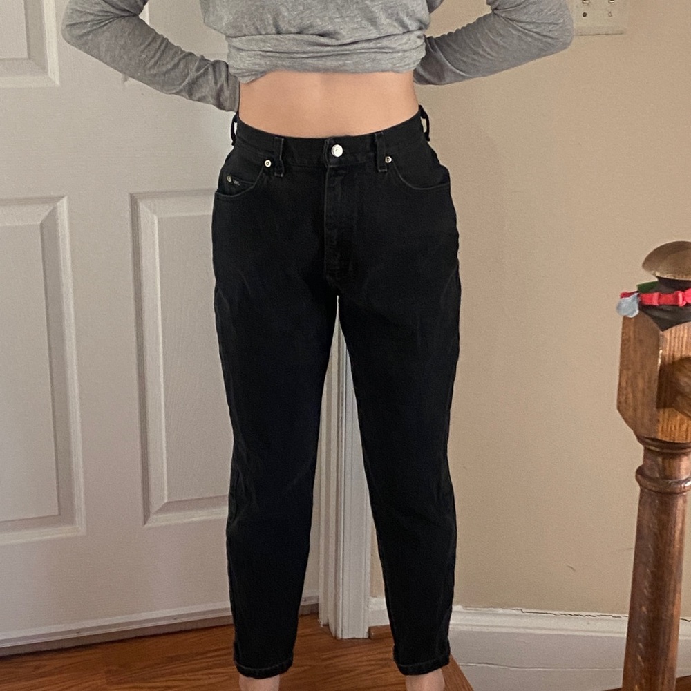 Vintage Lee High Rise Black Jeans